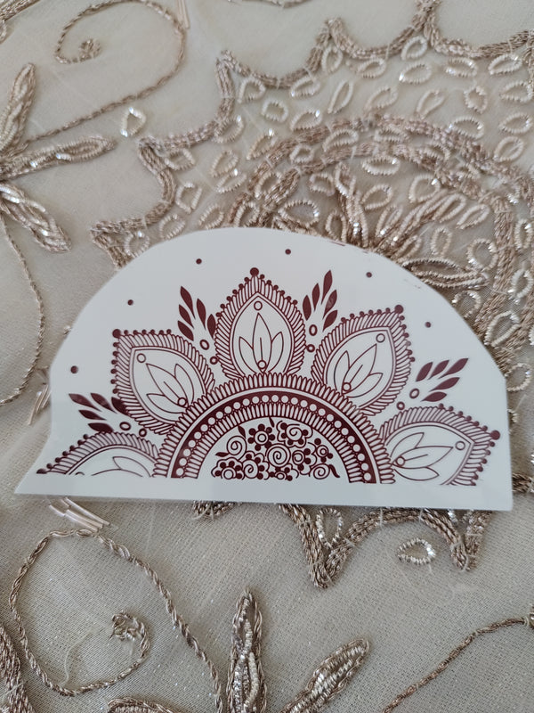 Geometric Flowers Pattern